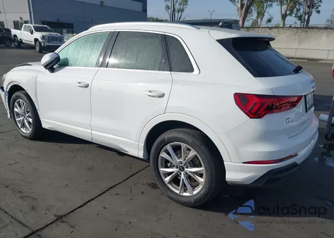 2023 Audi Q3 Premium Plus 45 Tfsi S Line Quattro Tiptronic z USA, uszkodzony, nr VIN WA1EECF3XP1154594